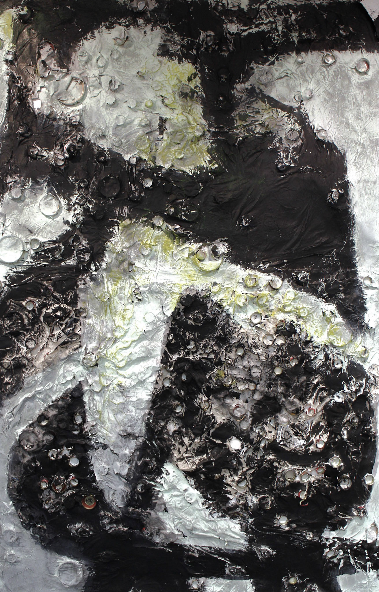 IMPRESSION 8: MIXED MEDIA (PAPER, SUMI INK, ACRYLIC, TIN)