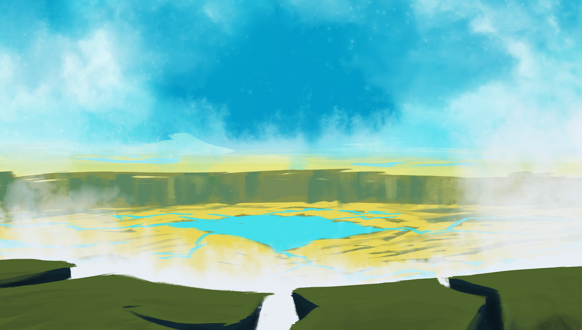 Sketch for The Hermit project cover
