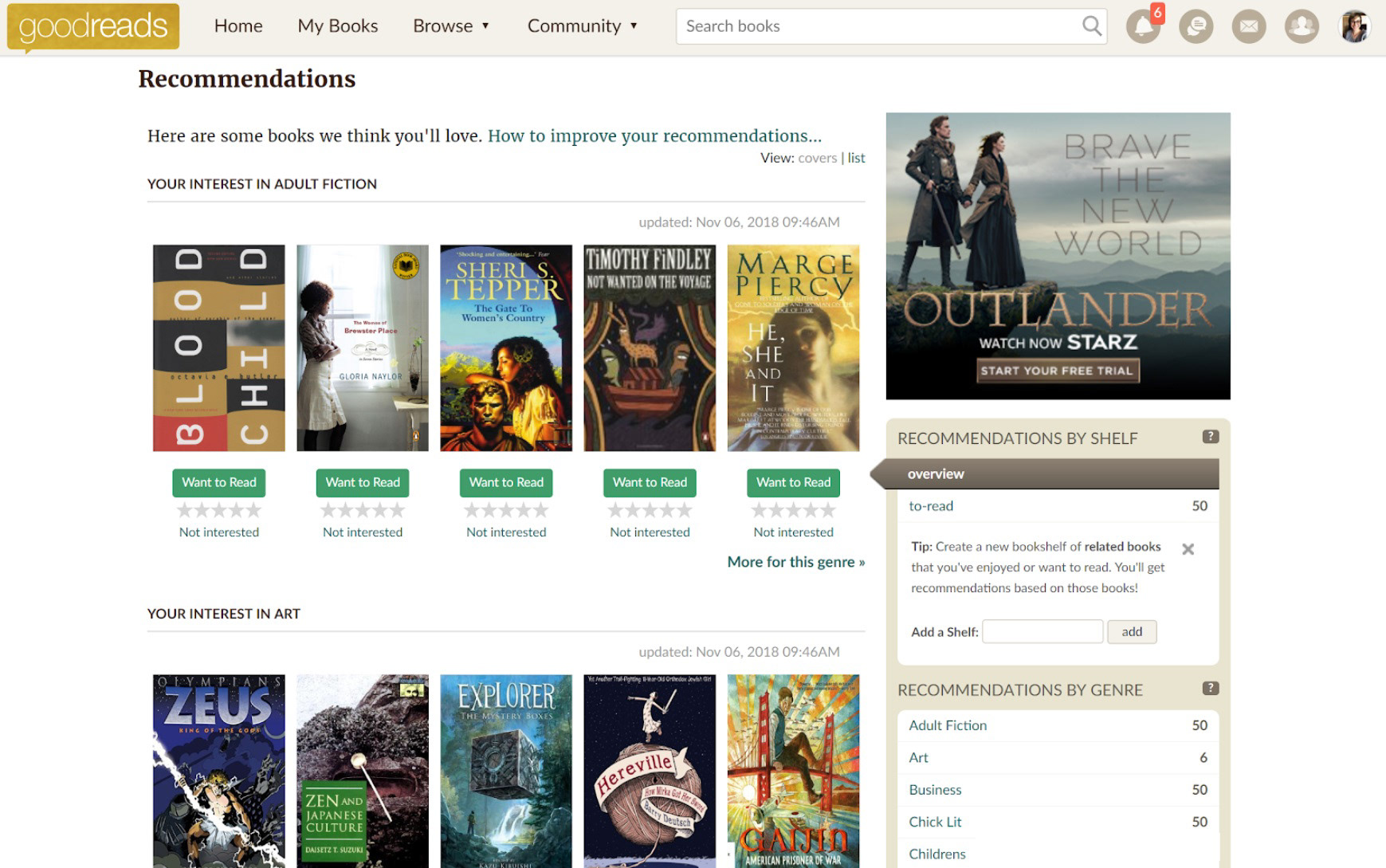eCommerce sites used a blend of organizational styles and included our features across all pages.