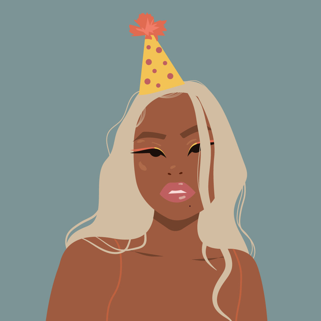 celebrate, wavy hair, makeup