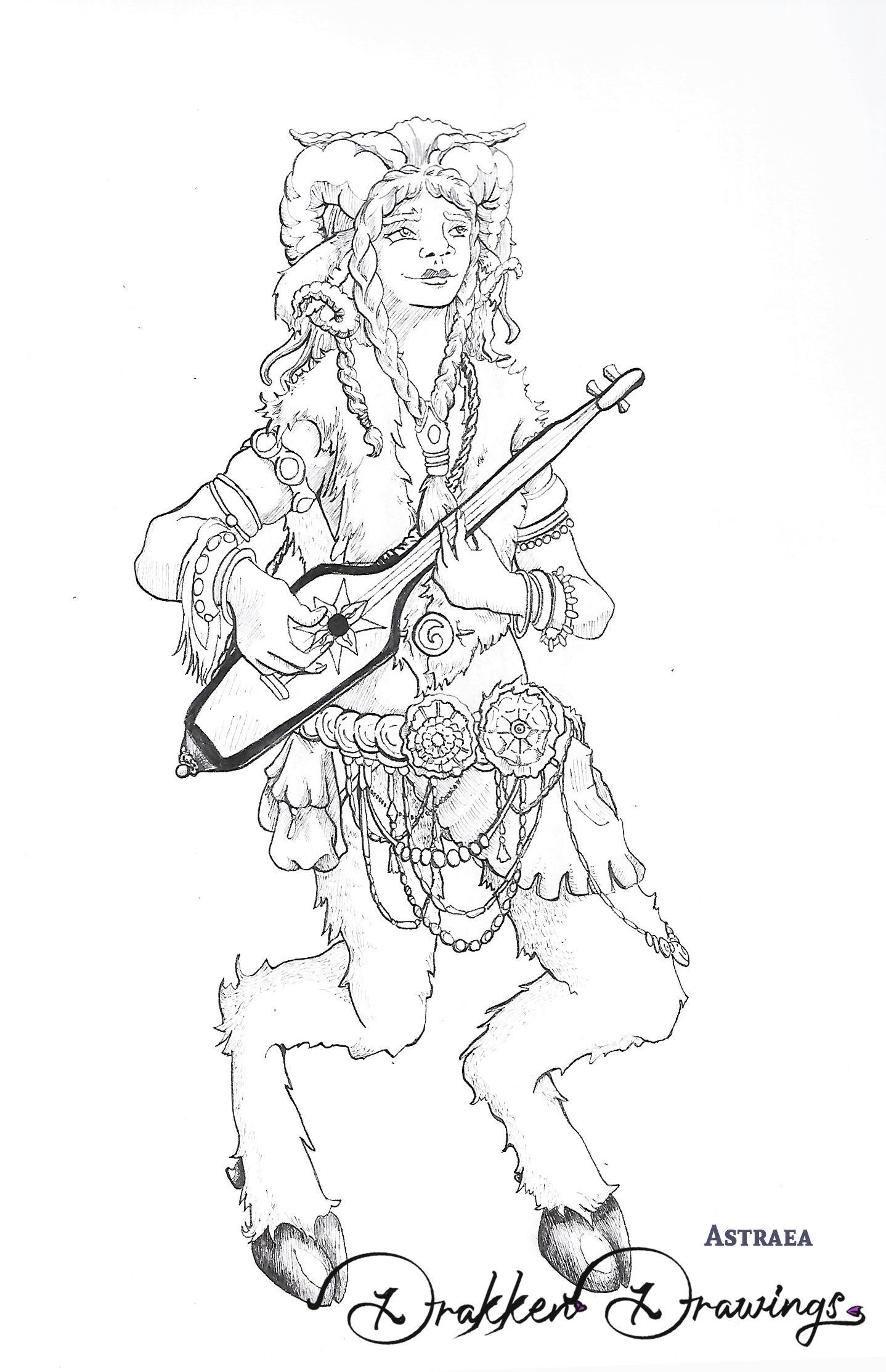Character Illustration - 'Astraea'