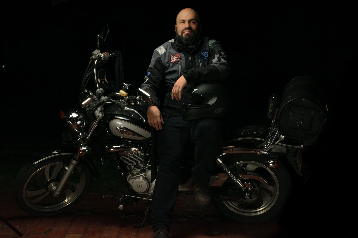 Moto-Retrato. Retrato con Moto