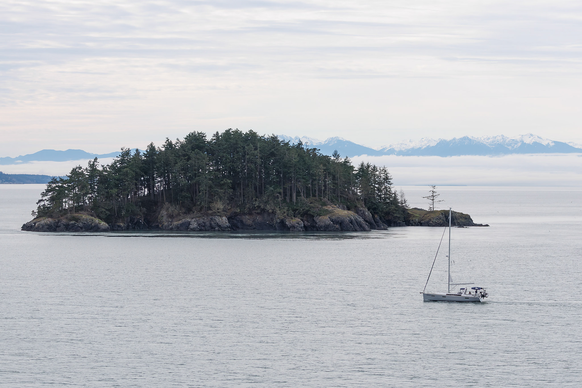 The view from Rosario Beach, WA