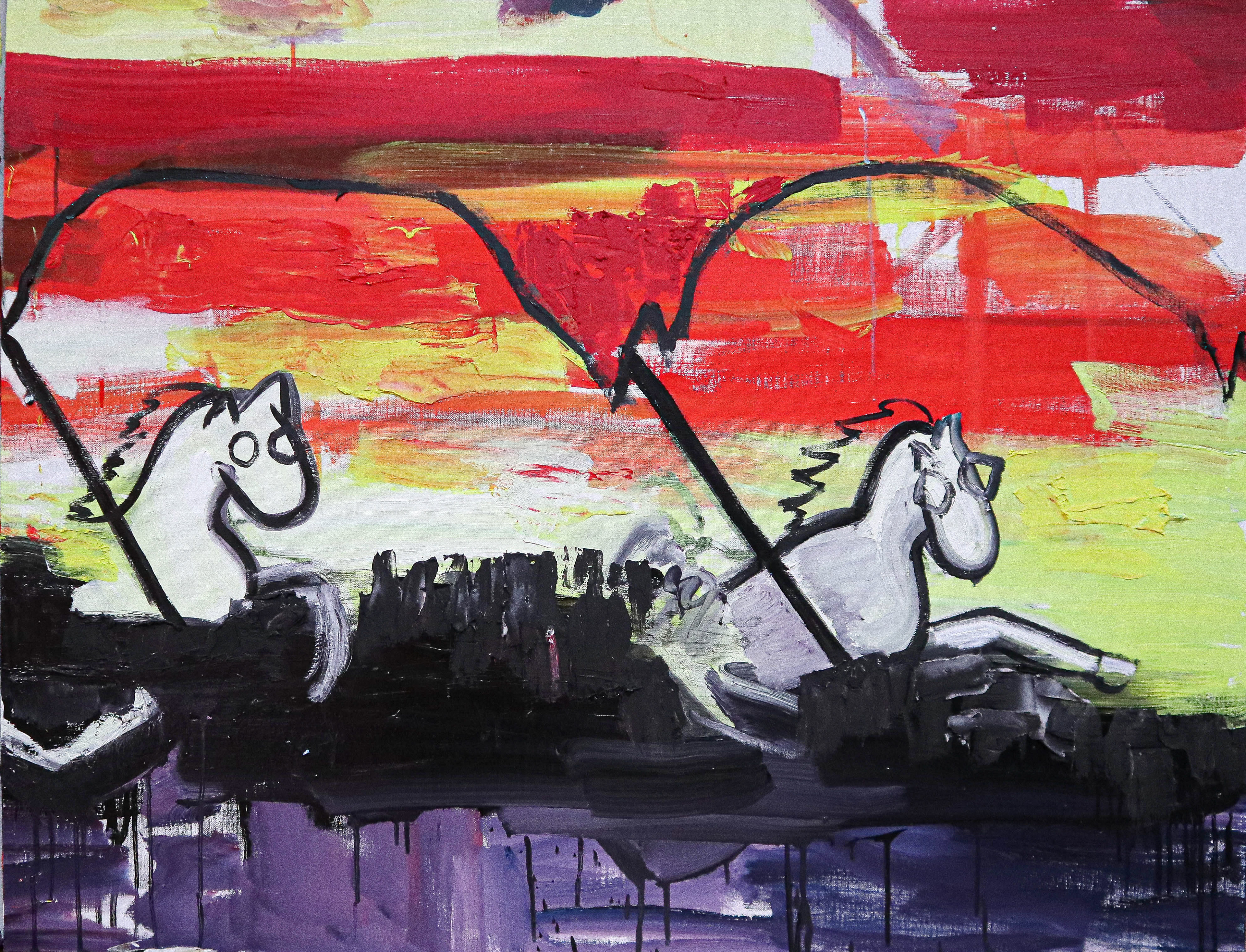panorama2-4, oil on canvas, 91.0x116.8cm, 2022