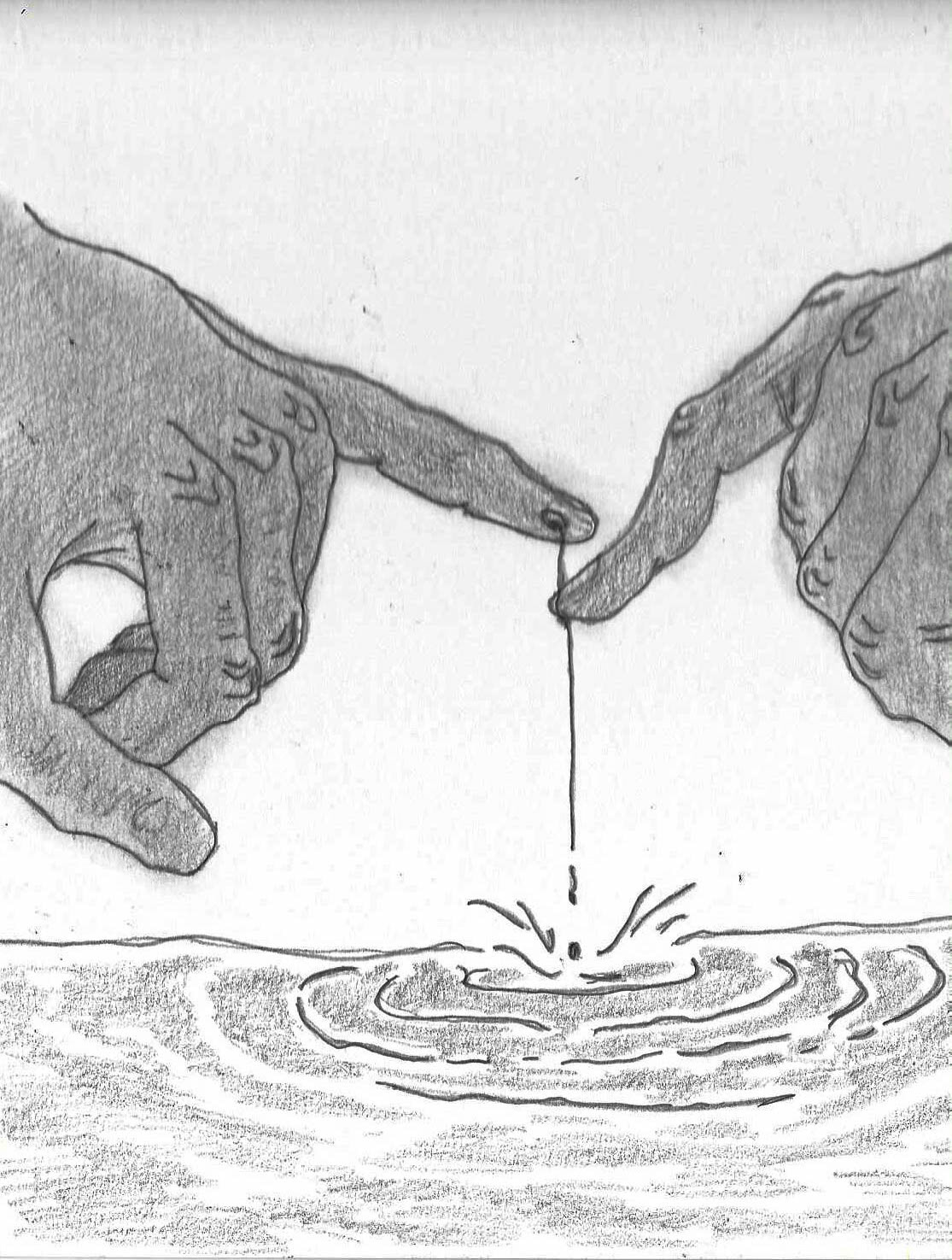 swear 3, pencil on paper, 30x14,8cm, 2020