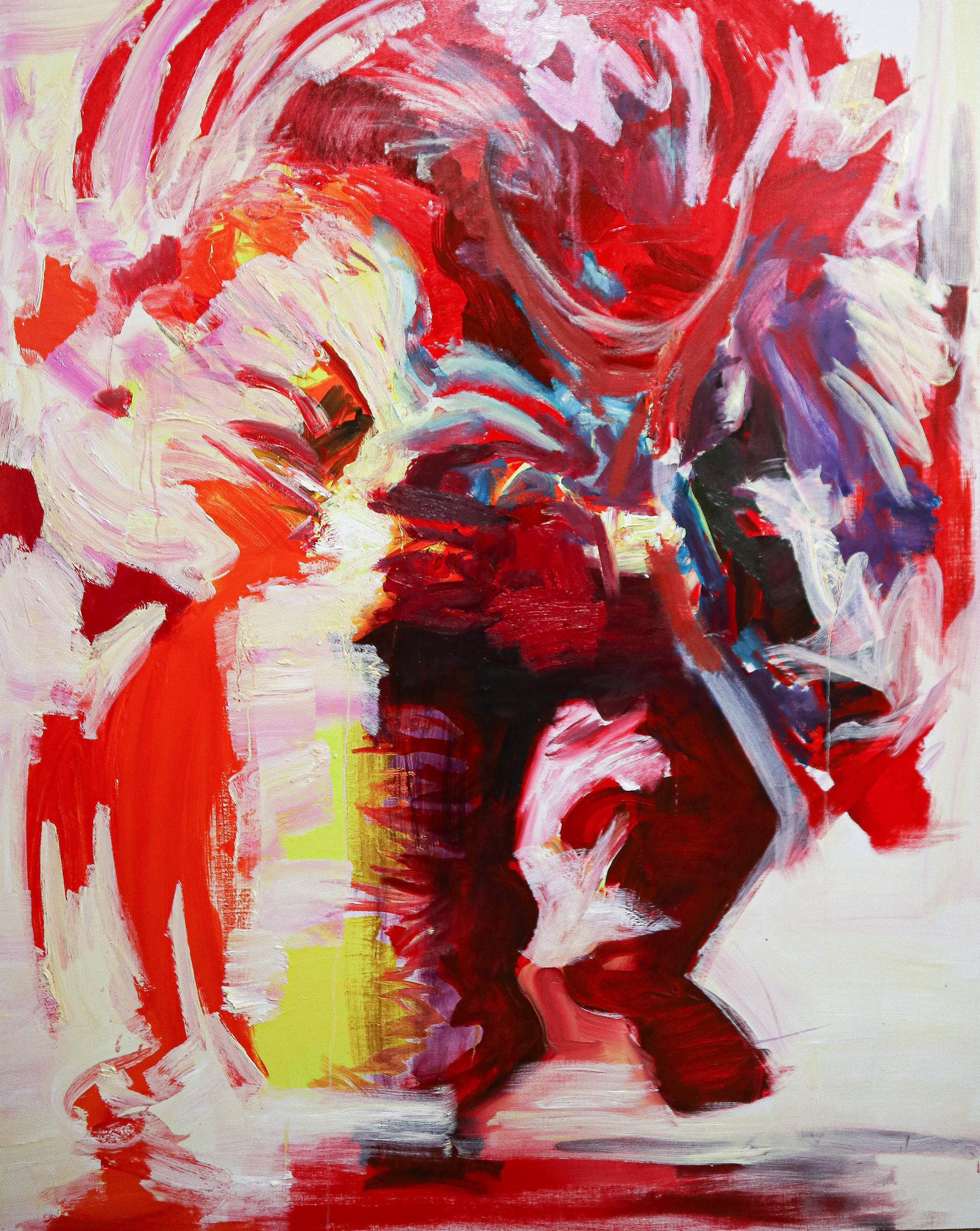 aronist- righty, oil on canvas, 162.2x130.3cm, 2022