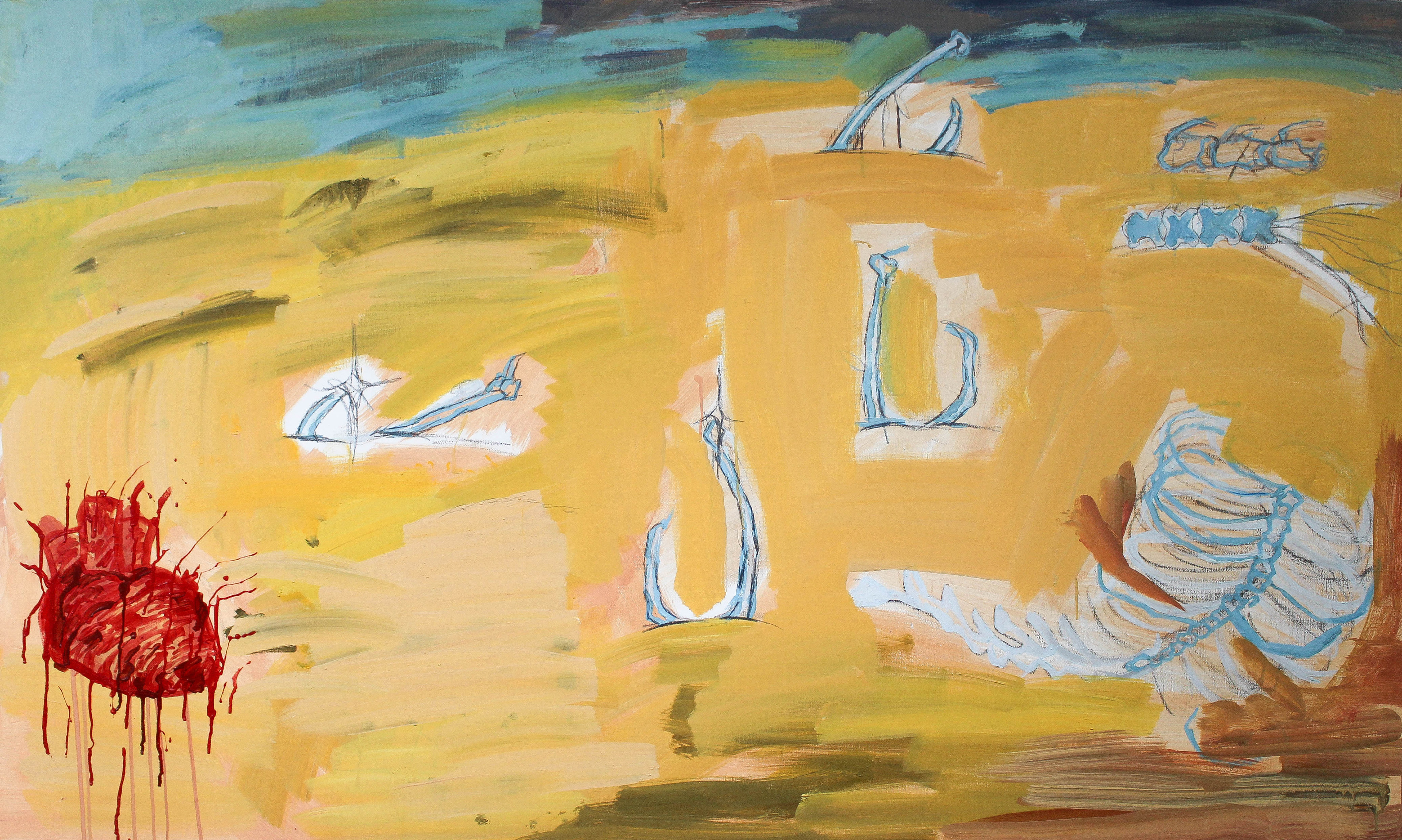landscape, oil on canvas, 162.2x97.0 cm, 2023