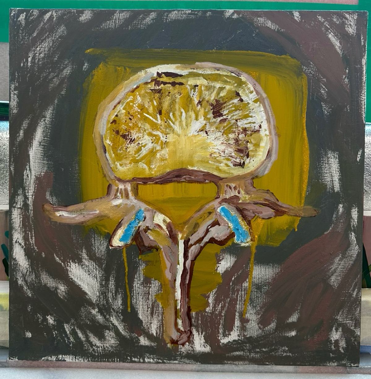 <>, egg tempera on pannel, 2023