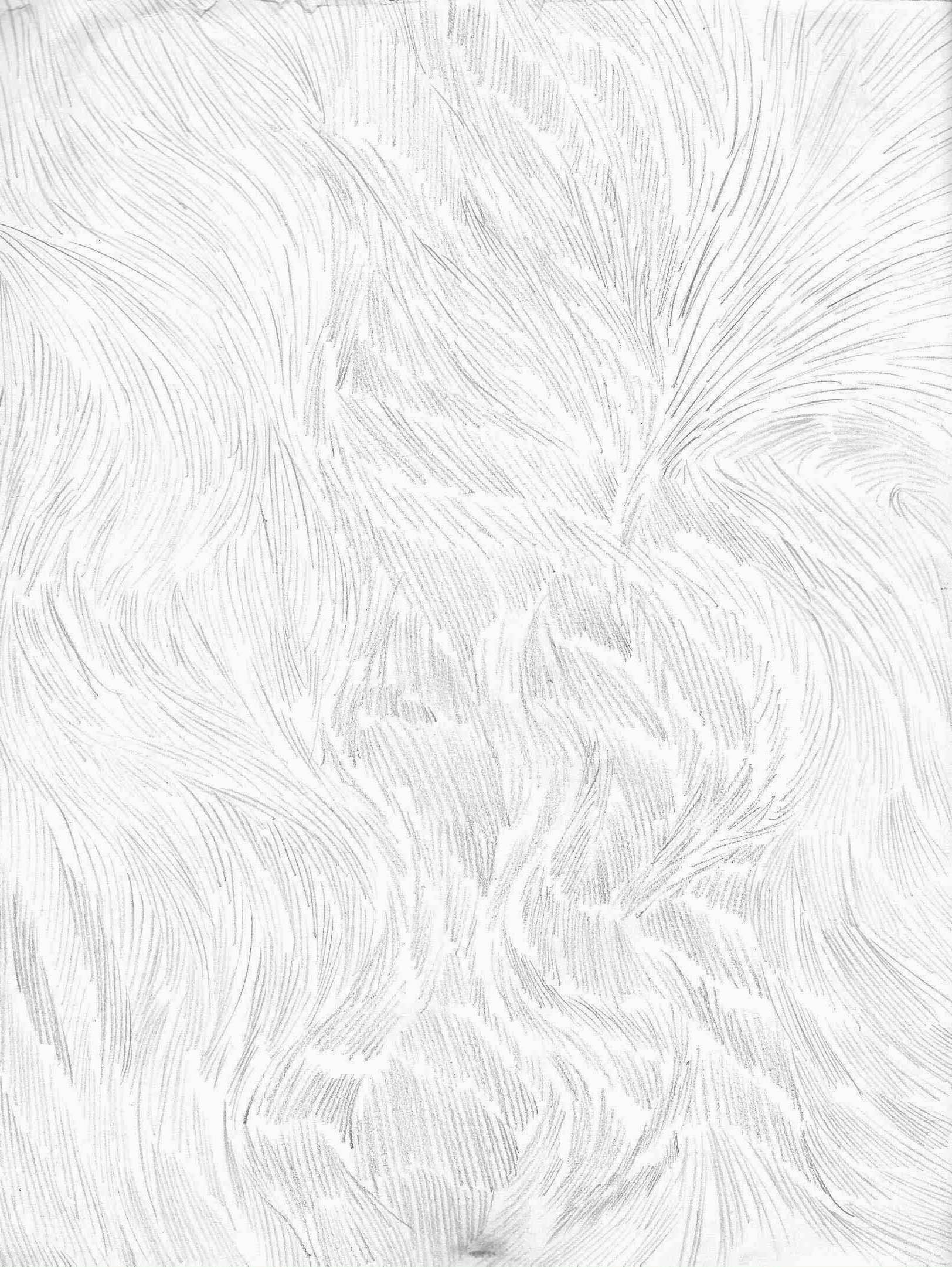 flame wave, pencil on paper, 24.6x19.1cm, 2018
