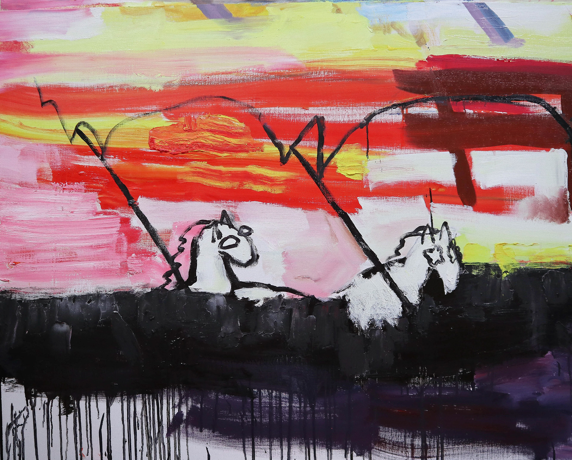 panorama2-3, oil on canvas, 91.0x116.8cm, 2022