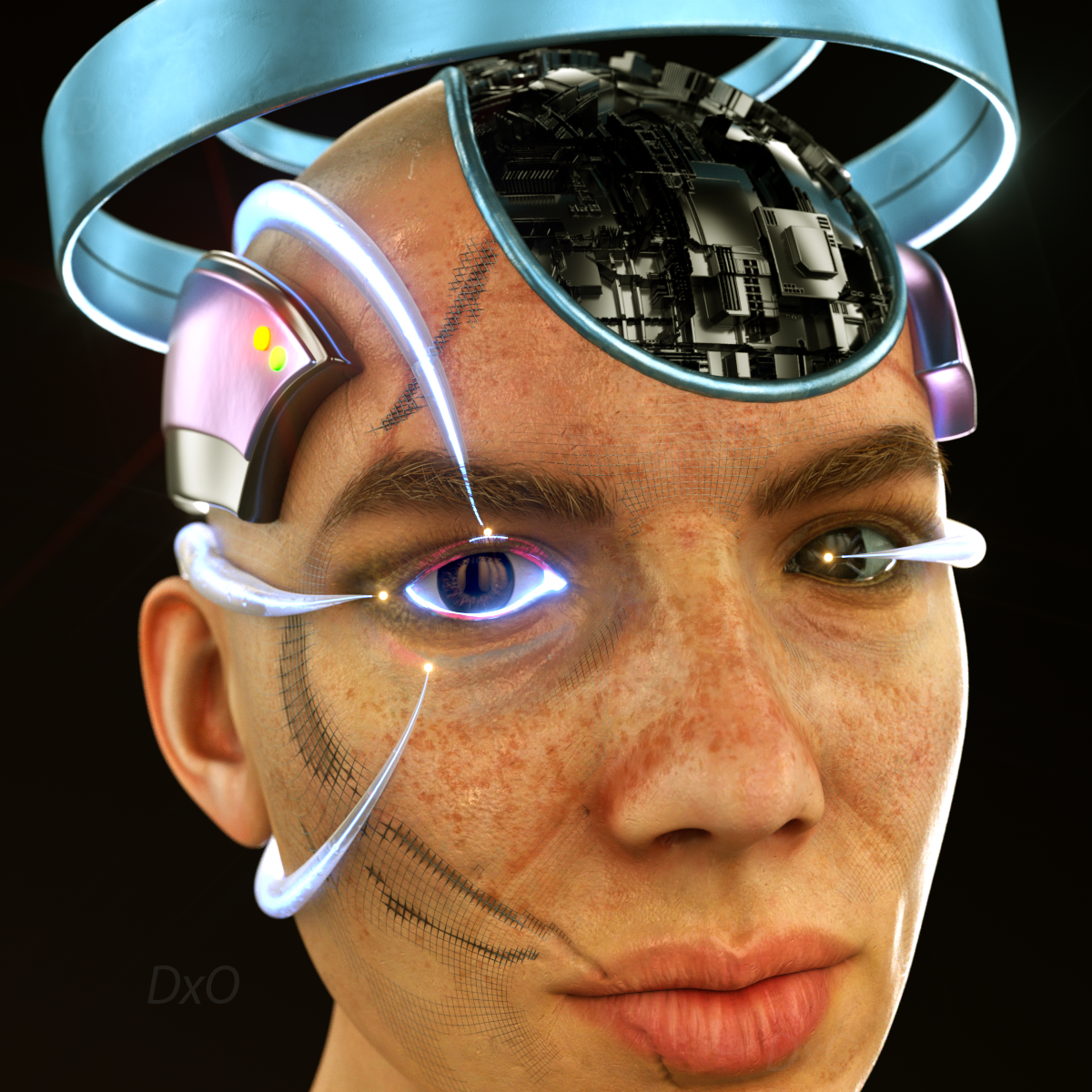 3D Cyber Woman