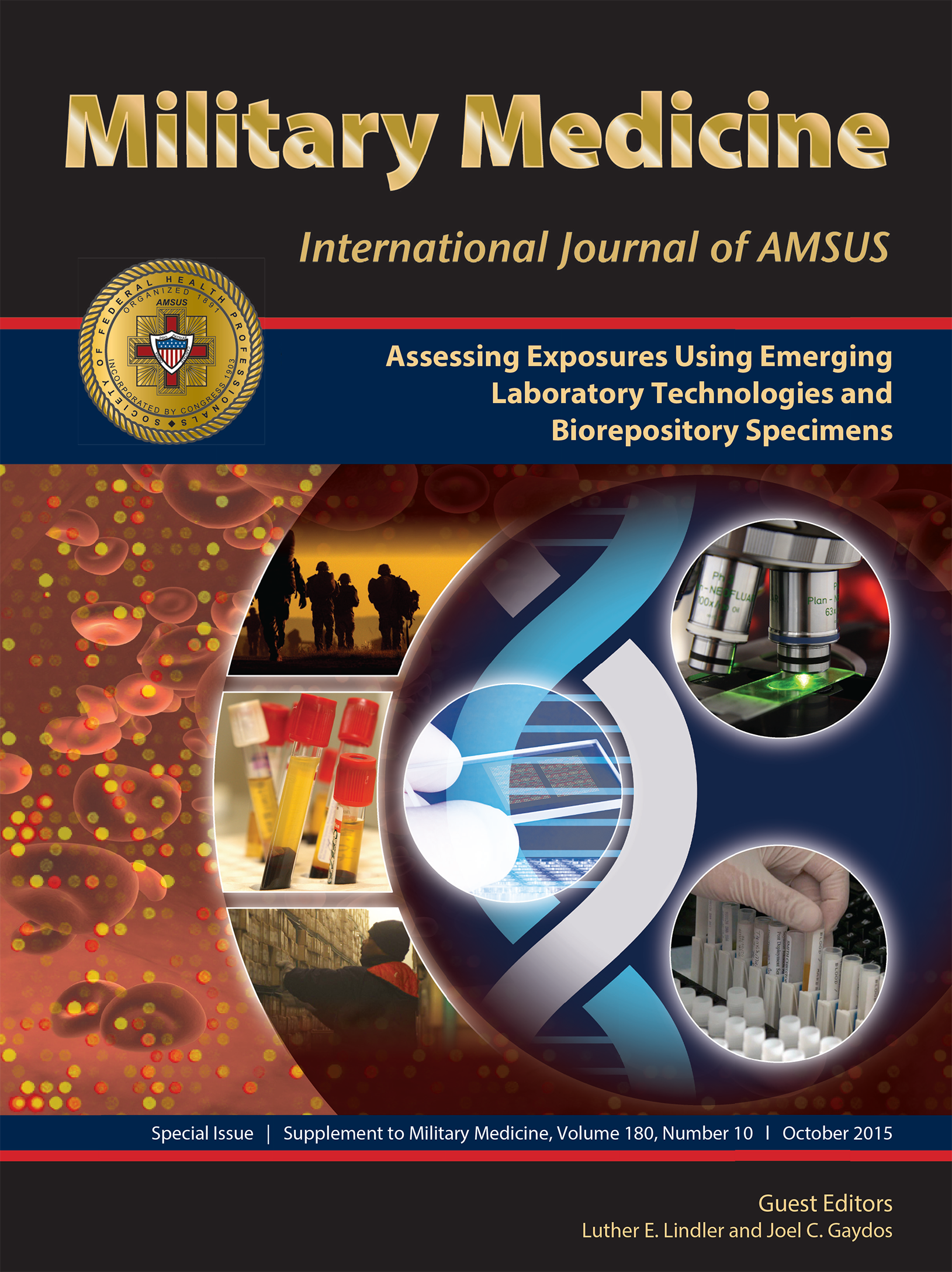 Military Medicine cover - biorepository and lab technologies