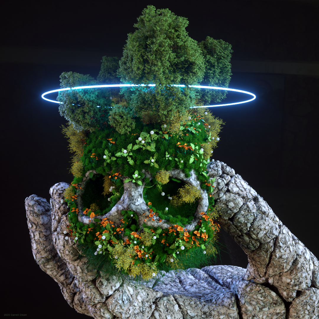 3D Tiny Skull Island