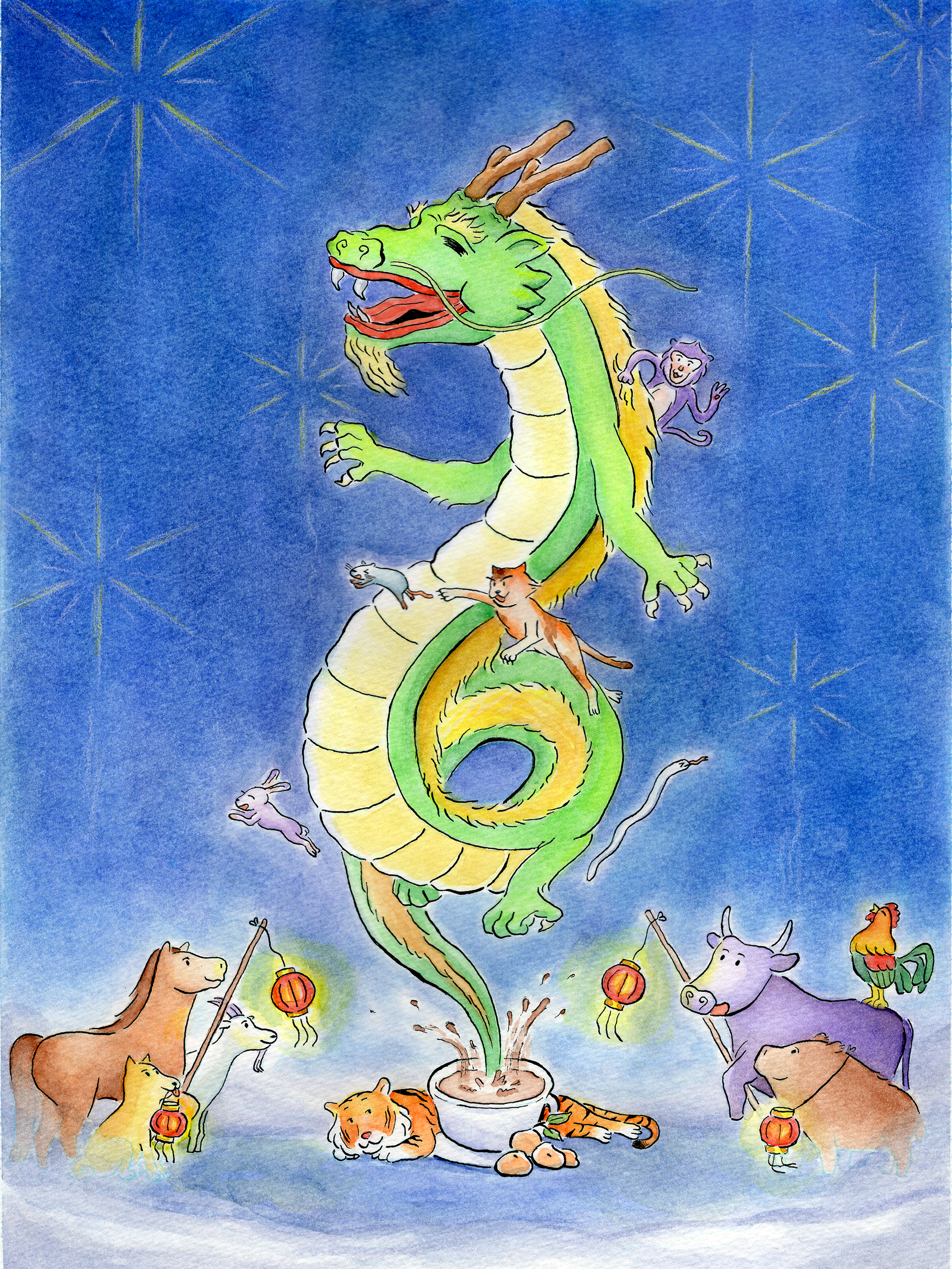 For "Enter the Dragon" show at Tamper Room