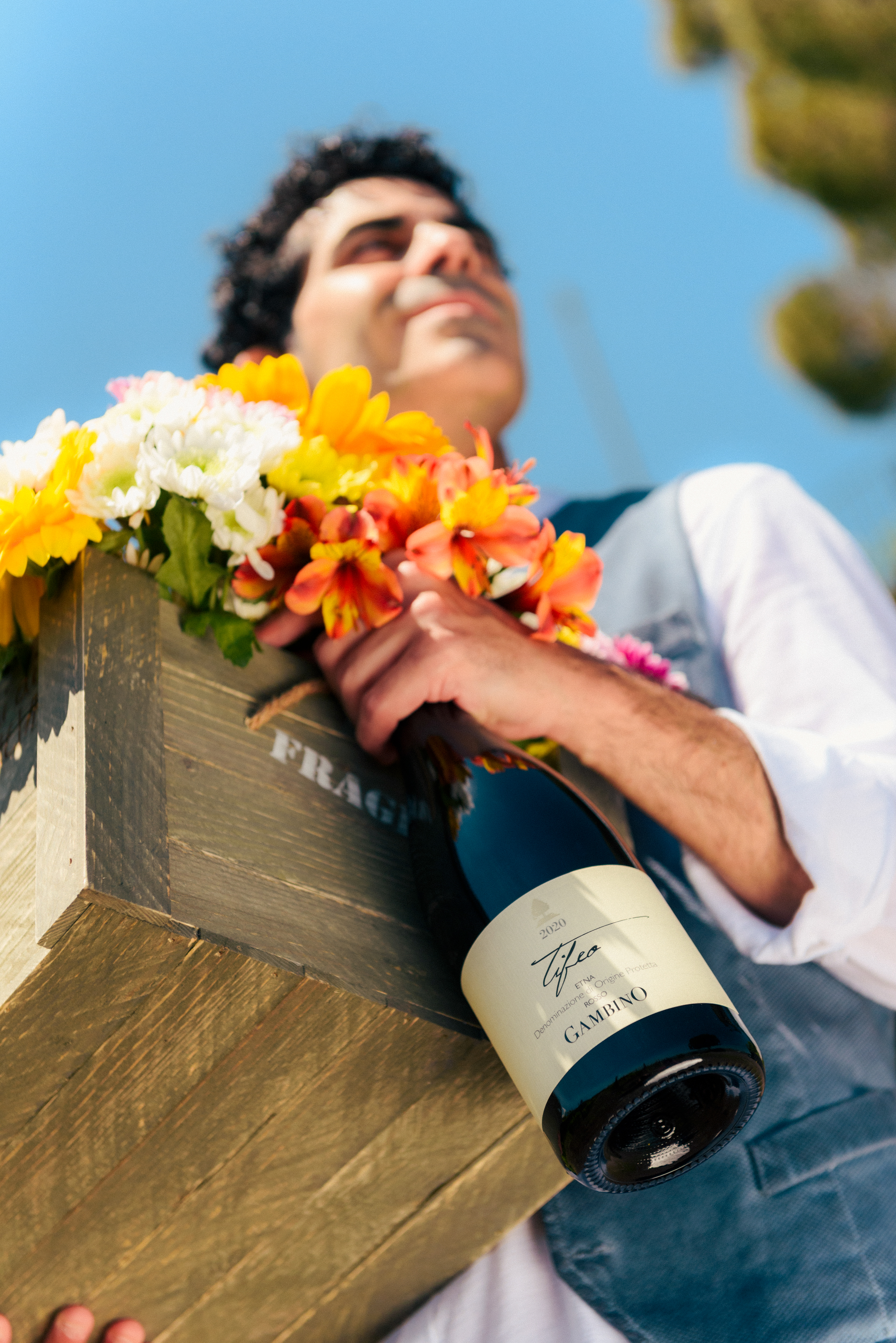 Wine photography Cantina Gambino - Etna wines per KataniaStudio stile commerciale.