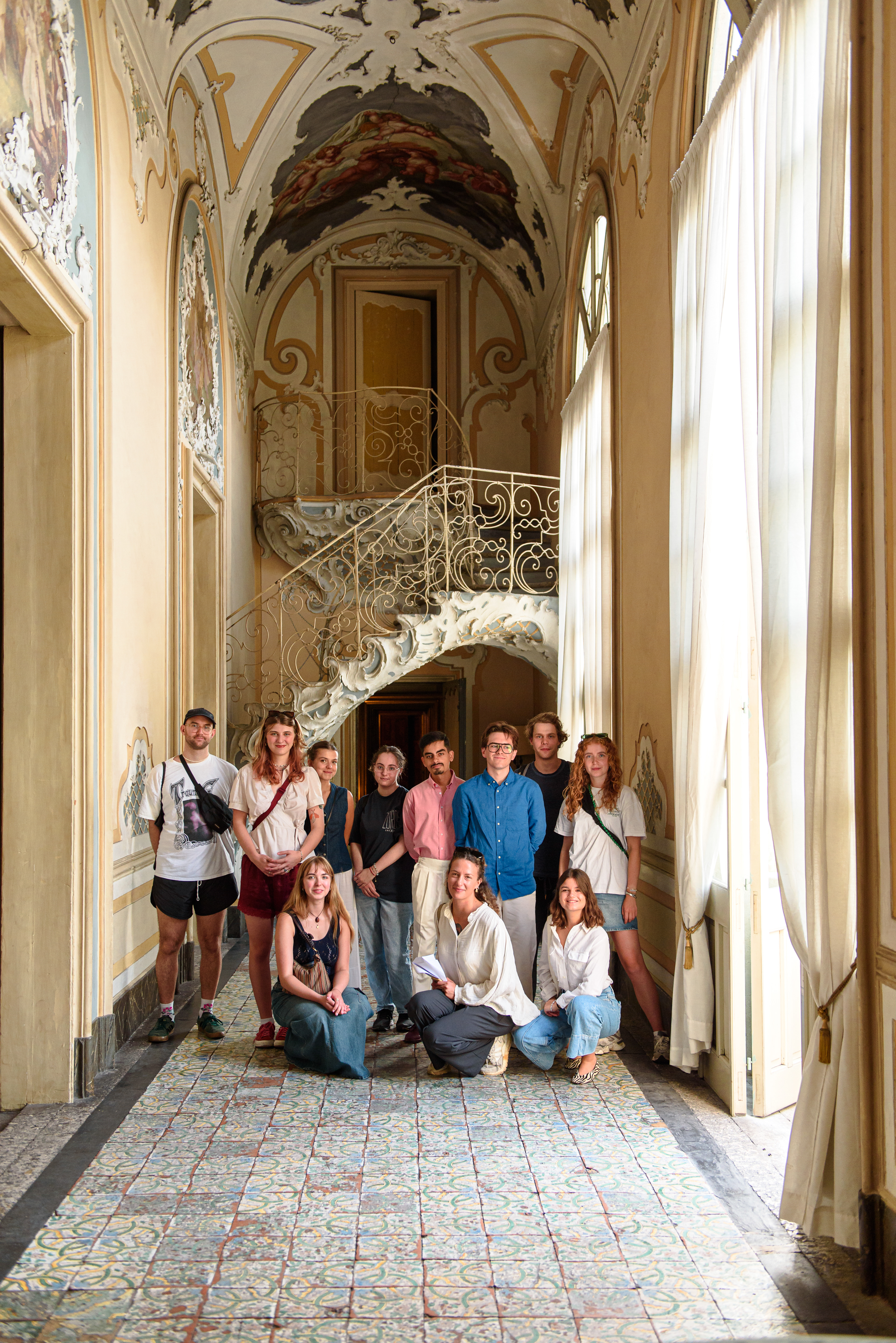 Cultural tour reportage Erasmus - Palazzo Biscari Abadir Catania lighting naturale