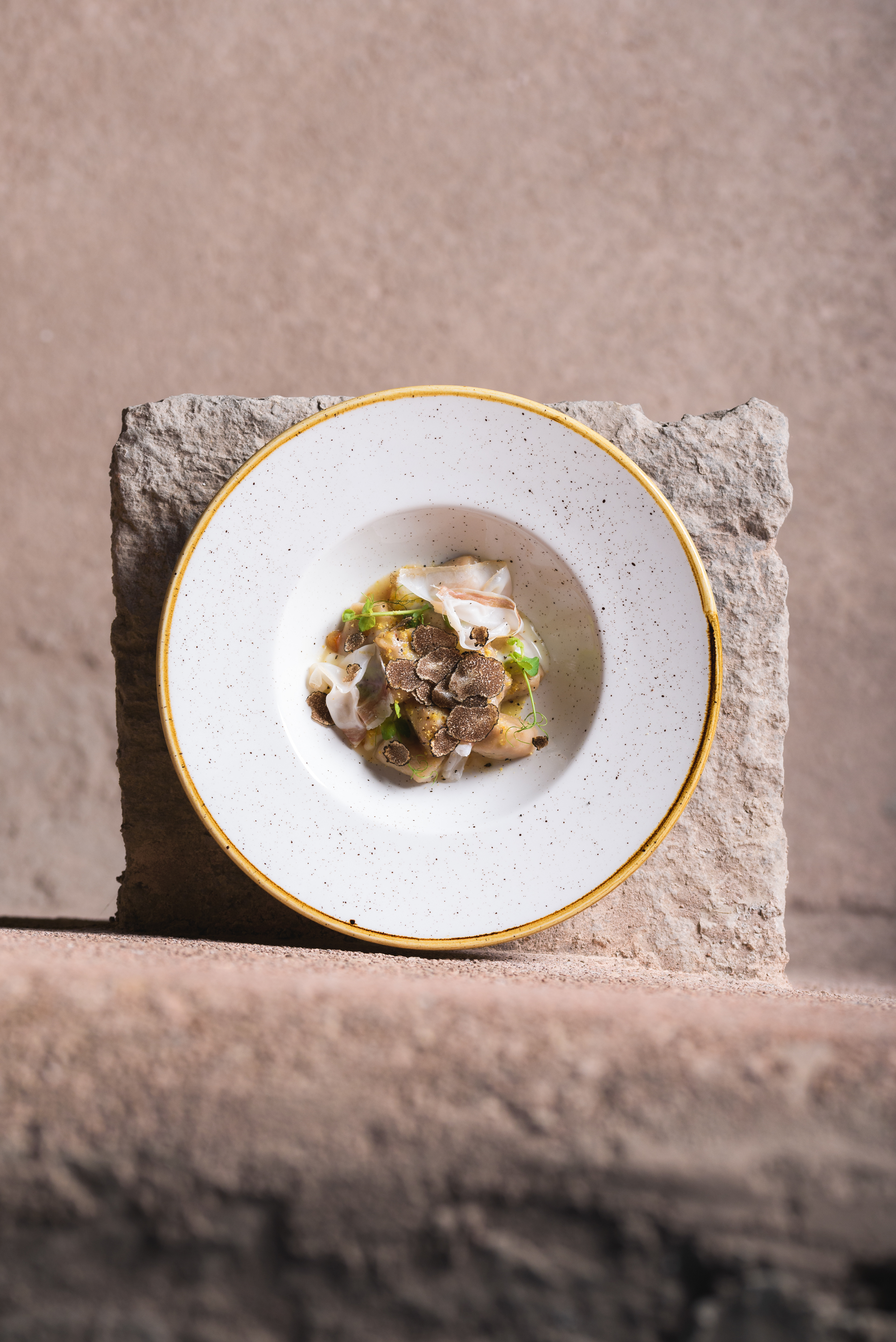 Fine dining photography La Contea - Alta cucina Hoko Studio stile editoriale.