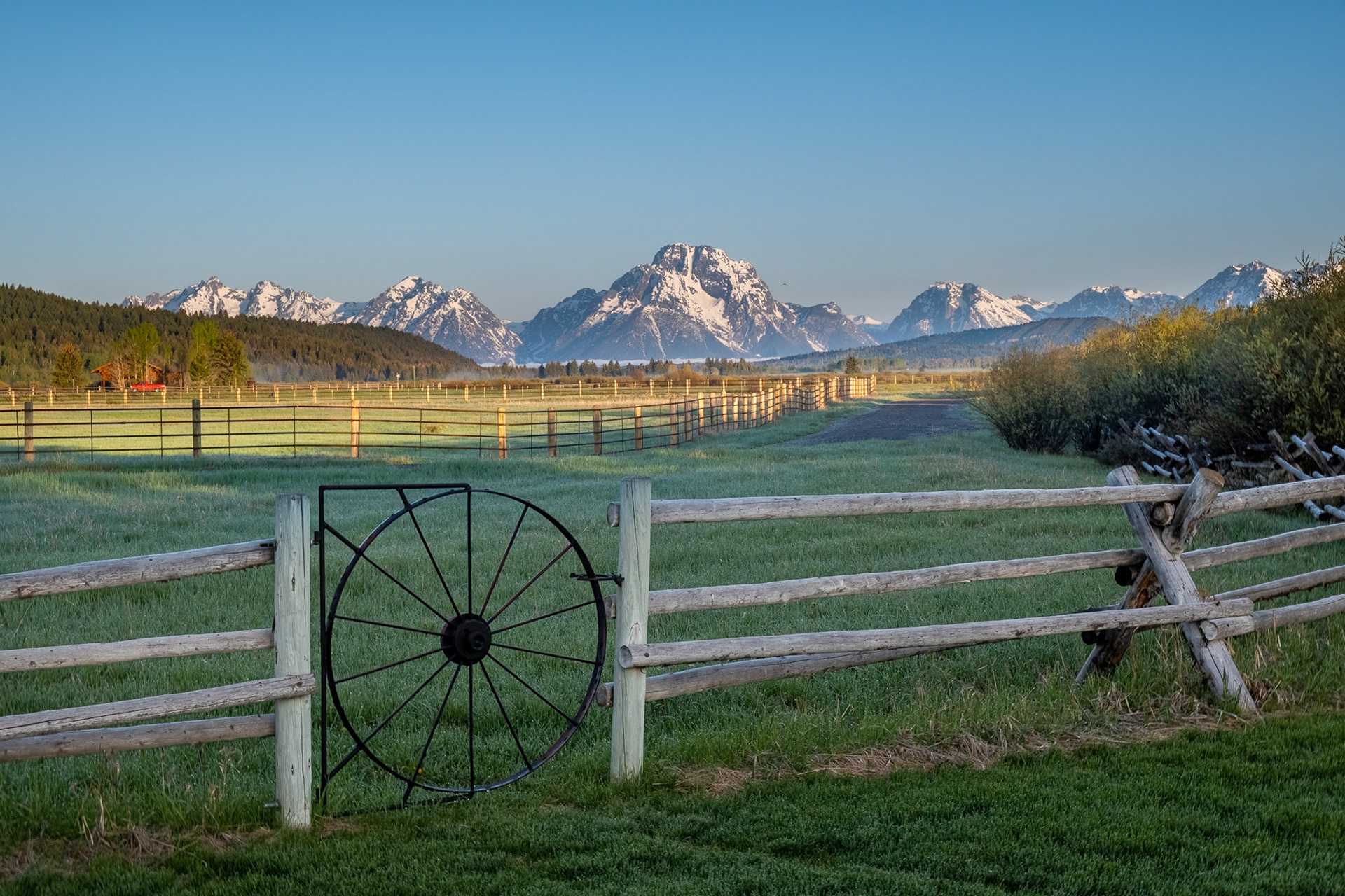 View from Teton Cabins