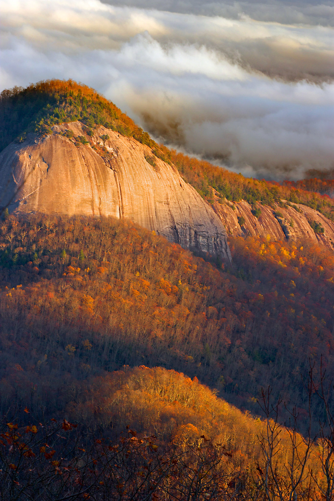 Looking Glass Rock Sidelit