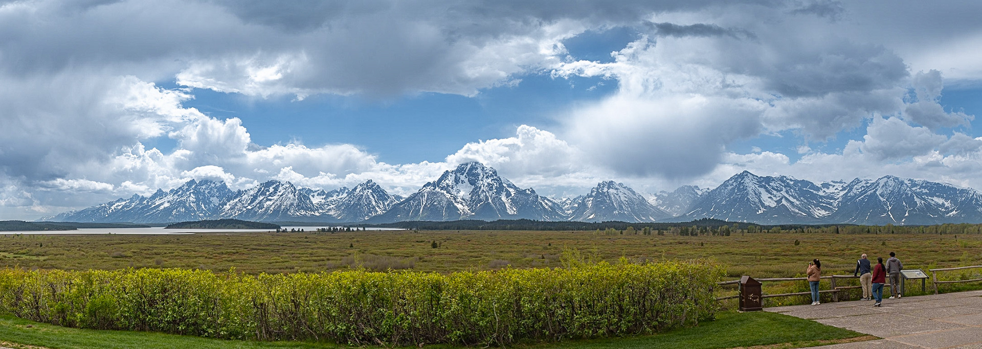 Tetons from Jackson Lake Lodge
