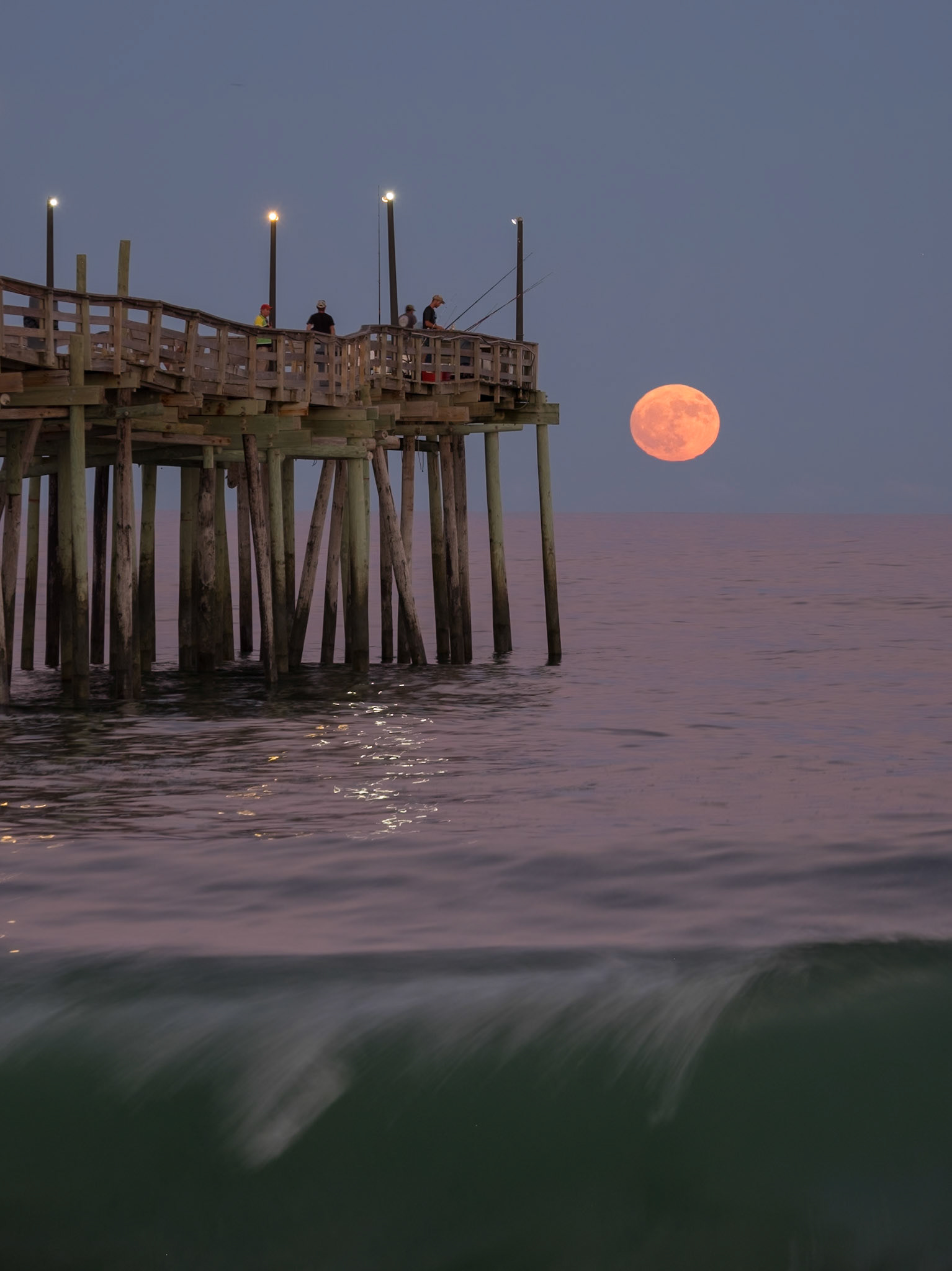 Moonrise in Outer Banks