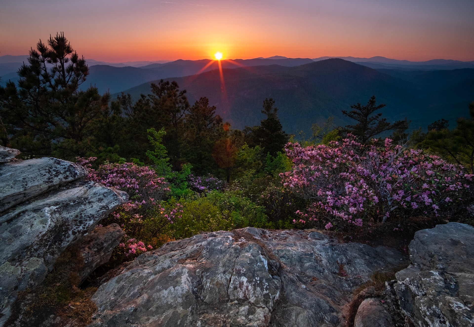 Table Rock Sunset, Linville, NC