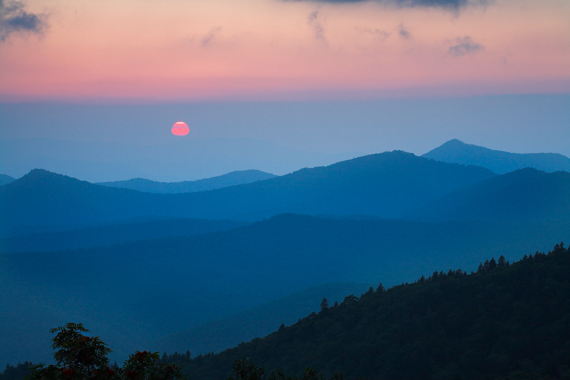 Cowee Mountain Sunset