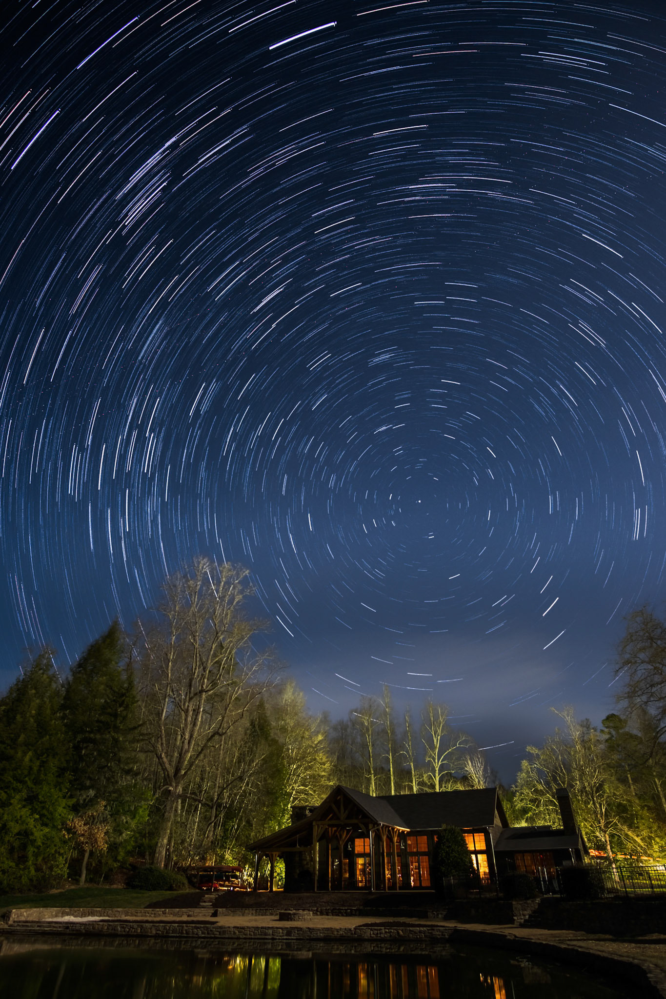 Lake House Star Trails
