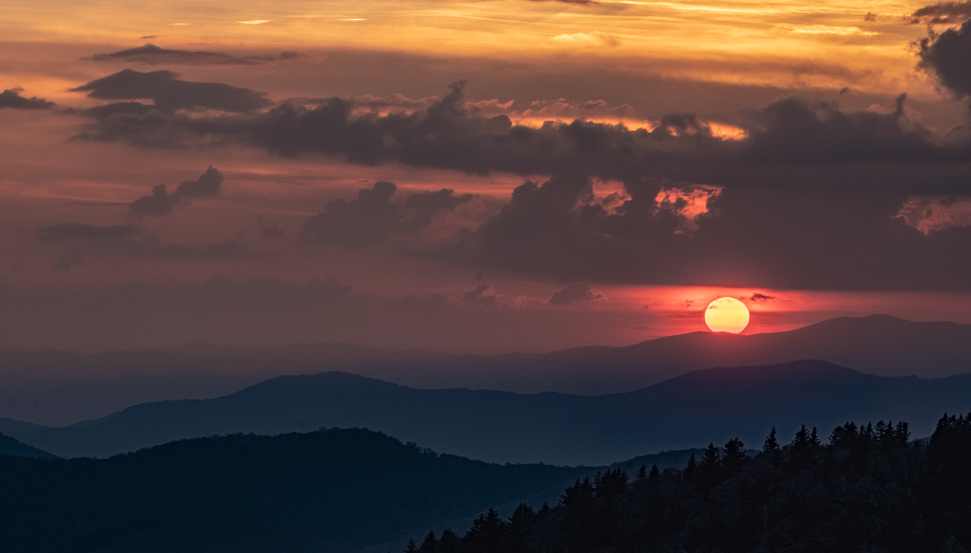 Cowee Mt Sunset
