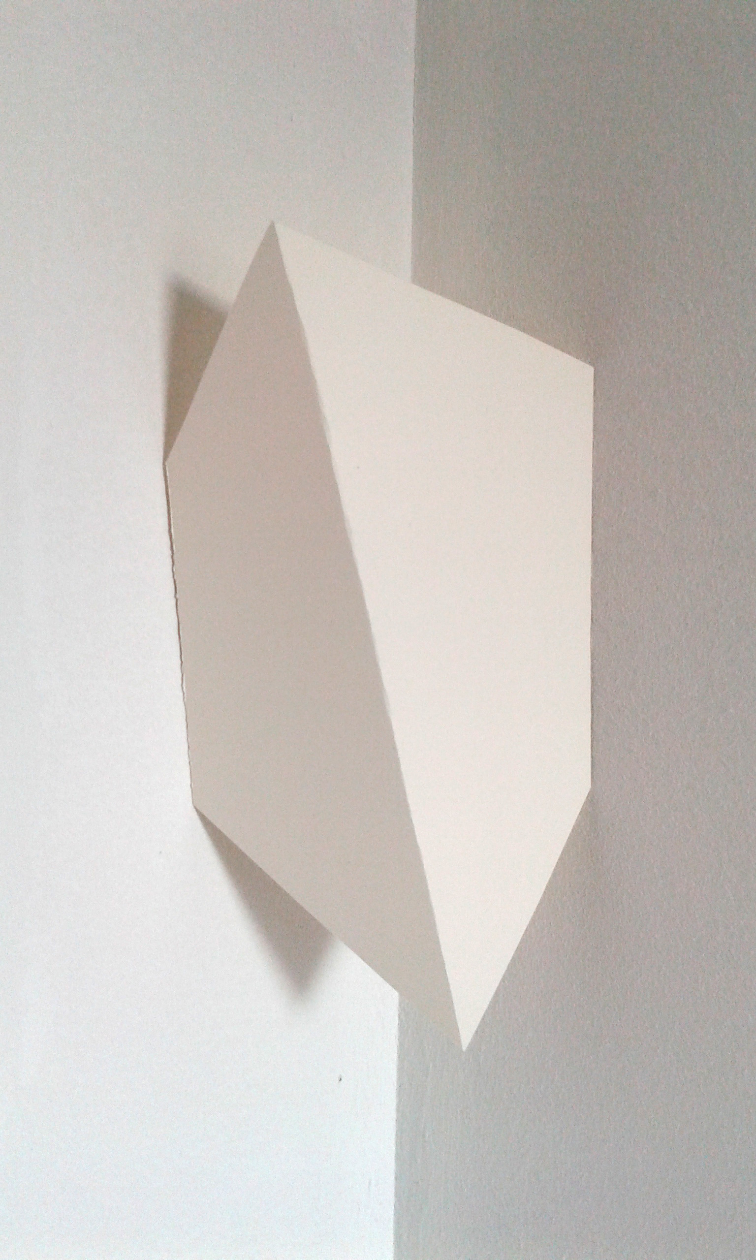 Ecke X (2019), paper on wall, dimensions variable