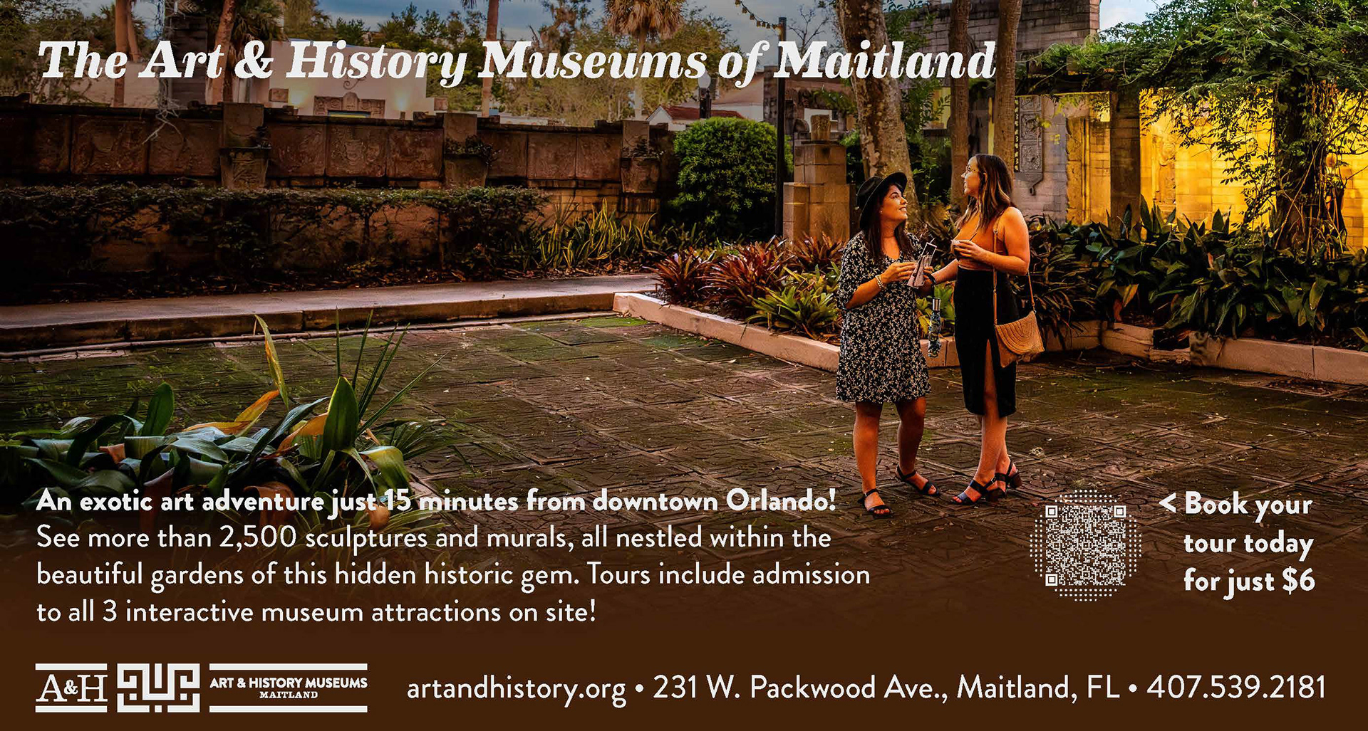 Tours ad for Watermark publication using A&H'S photo resources.