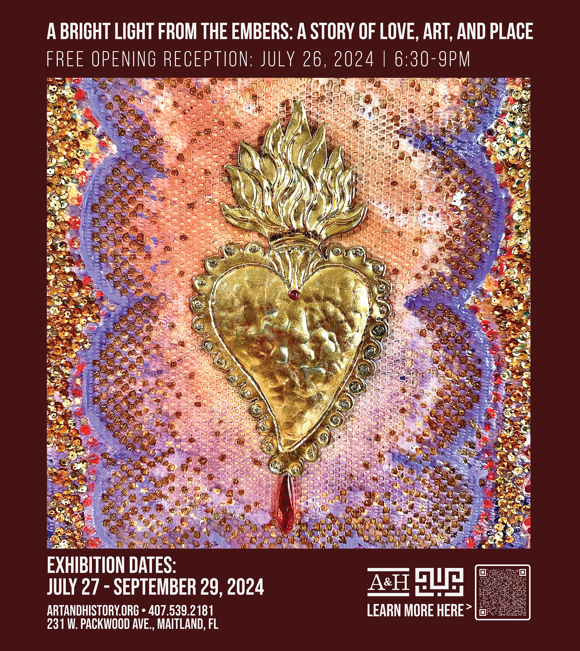 Orlando Weekly full page ad promoting exhibition