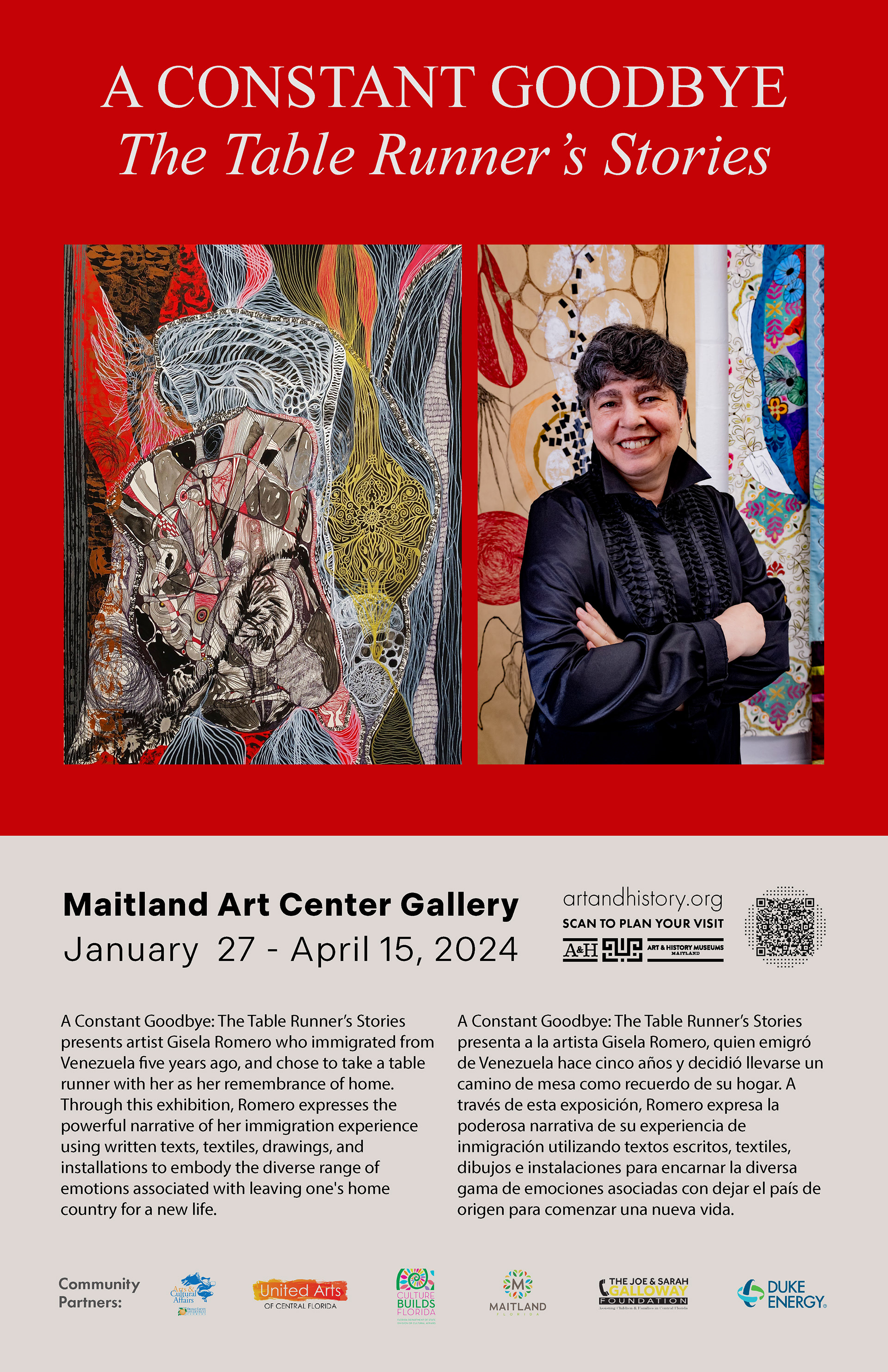 Campus poster for exhibition