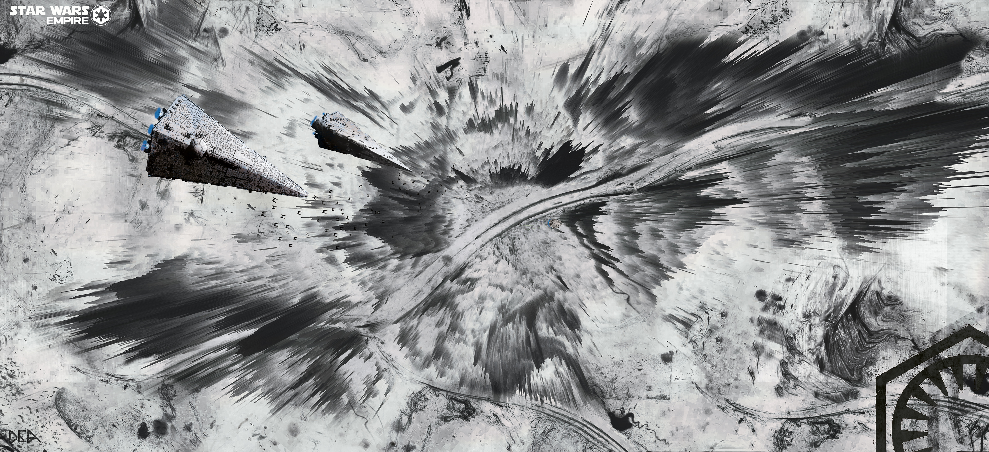 A background wallpaper art piece