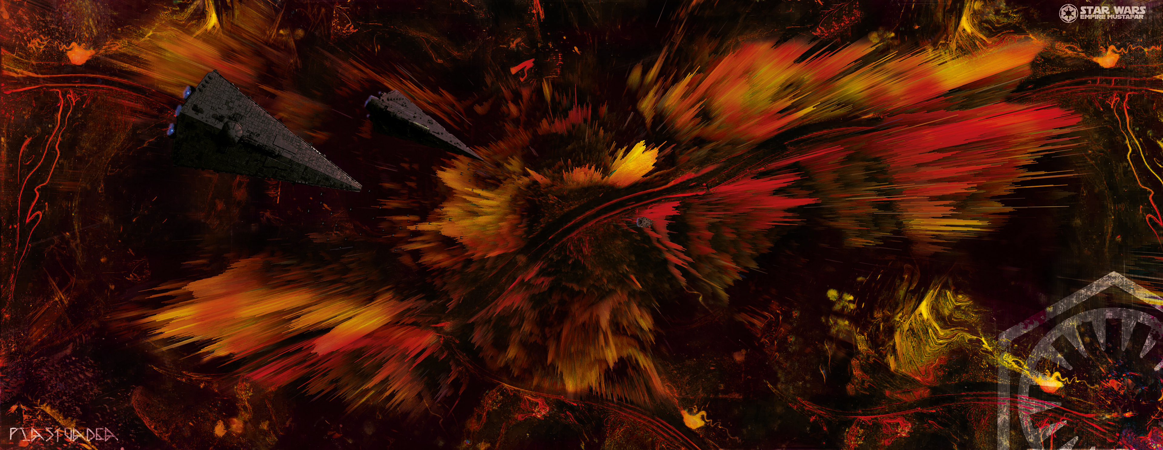 A background wallpaper art piece