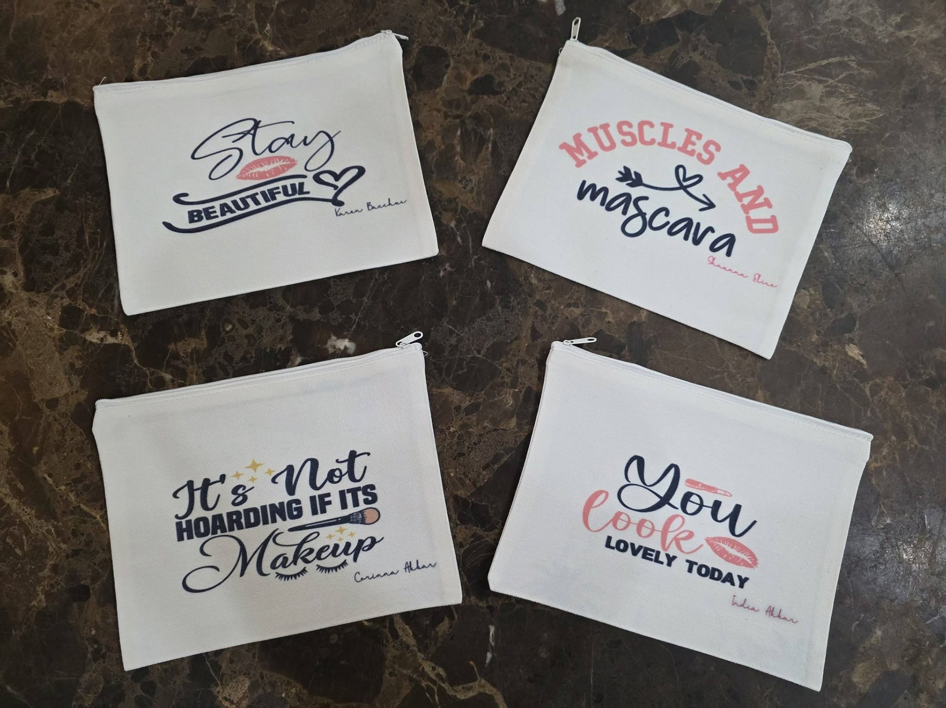 Canvas Make Up Bags