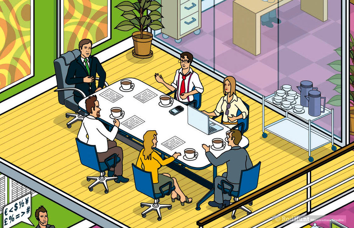Corporate Website illustrations