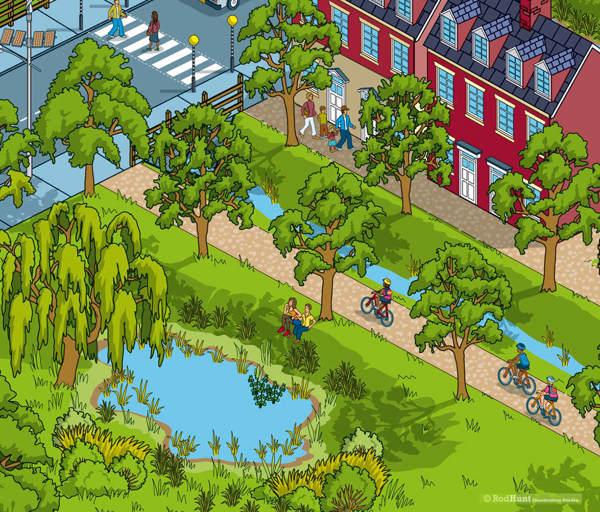 Natural & Environment landscape illustrations