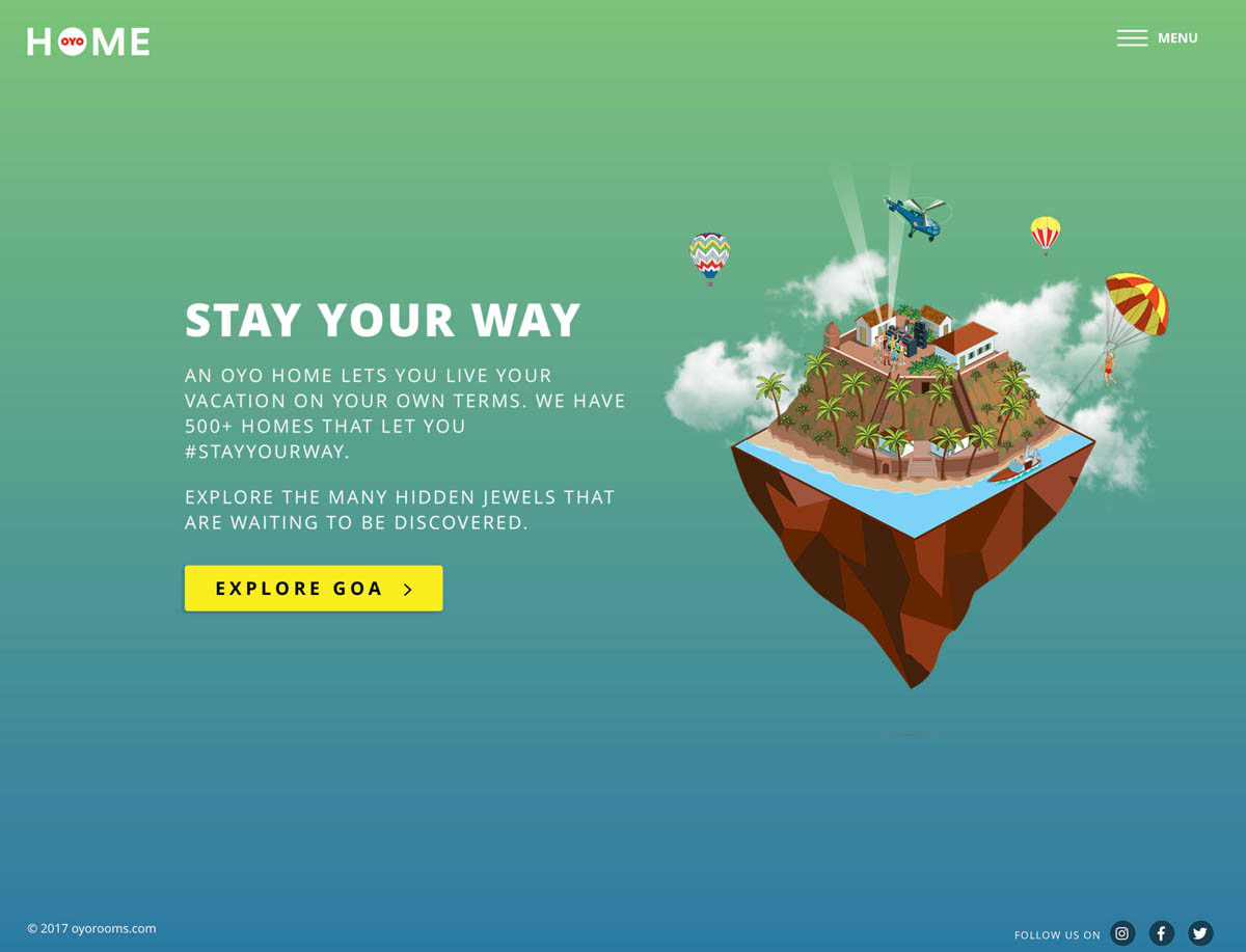 Online Map illustration for marketing and advertising