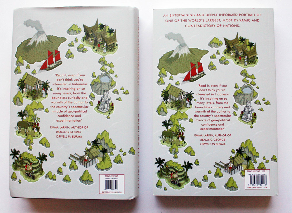 Illustrations of Indonesia and Asia for a travel guide book
