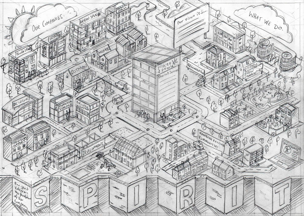 Rod Hunt / Illustration Portfolios - Detailed Isometric Illustrations ...