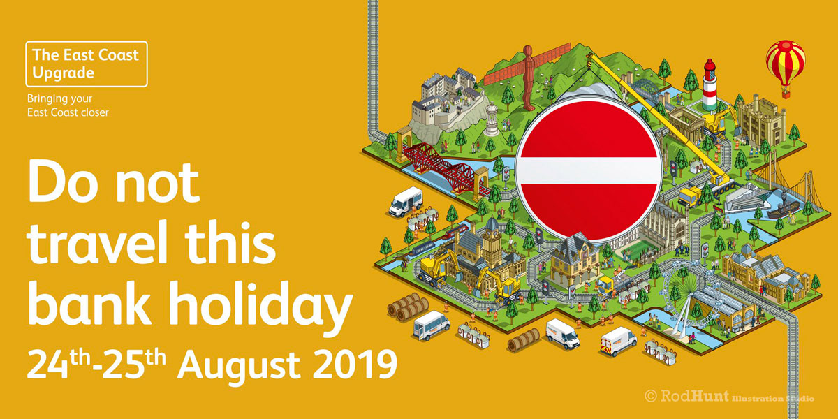 Transport Advertising Campaign Illustrator