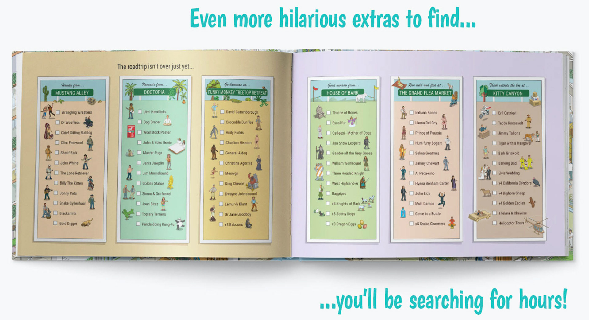 Custom where's Waldo book for dogs and cats