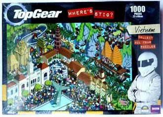 Official Licensed BBC Top Gear Where's Stig? Jigsaw Puzzle by Holdsons 