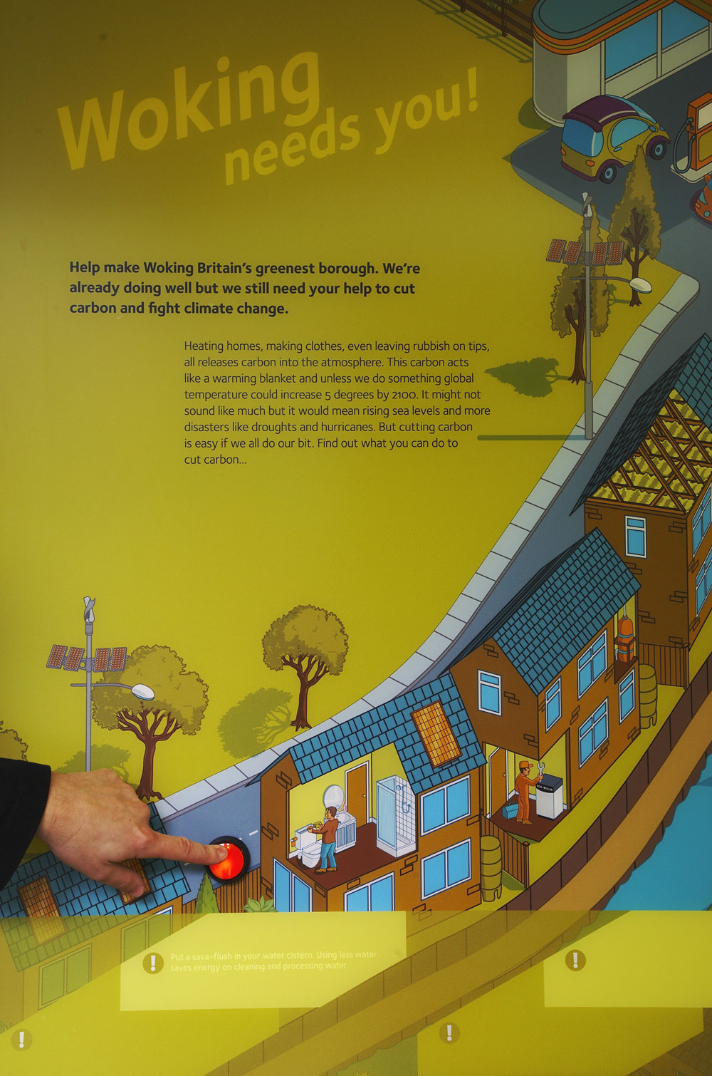 Isometric cityscape maps illustrations created for a museum display