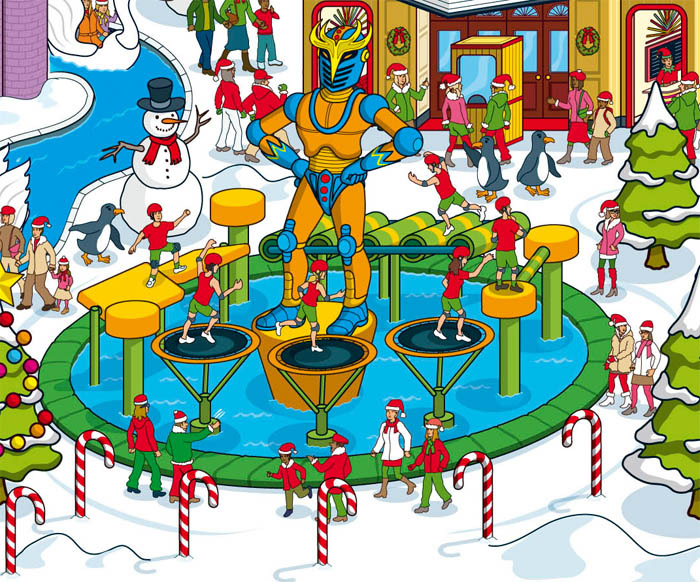 Christmas Artwork for marketing and promotion