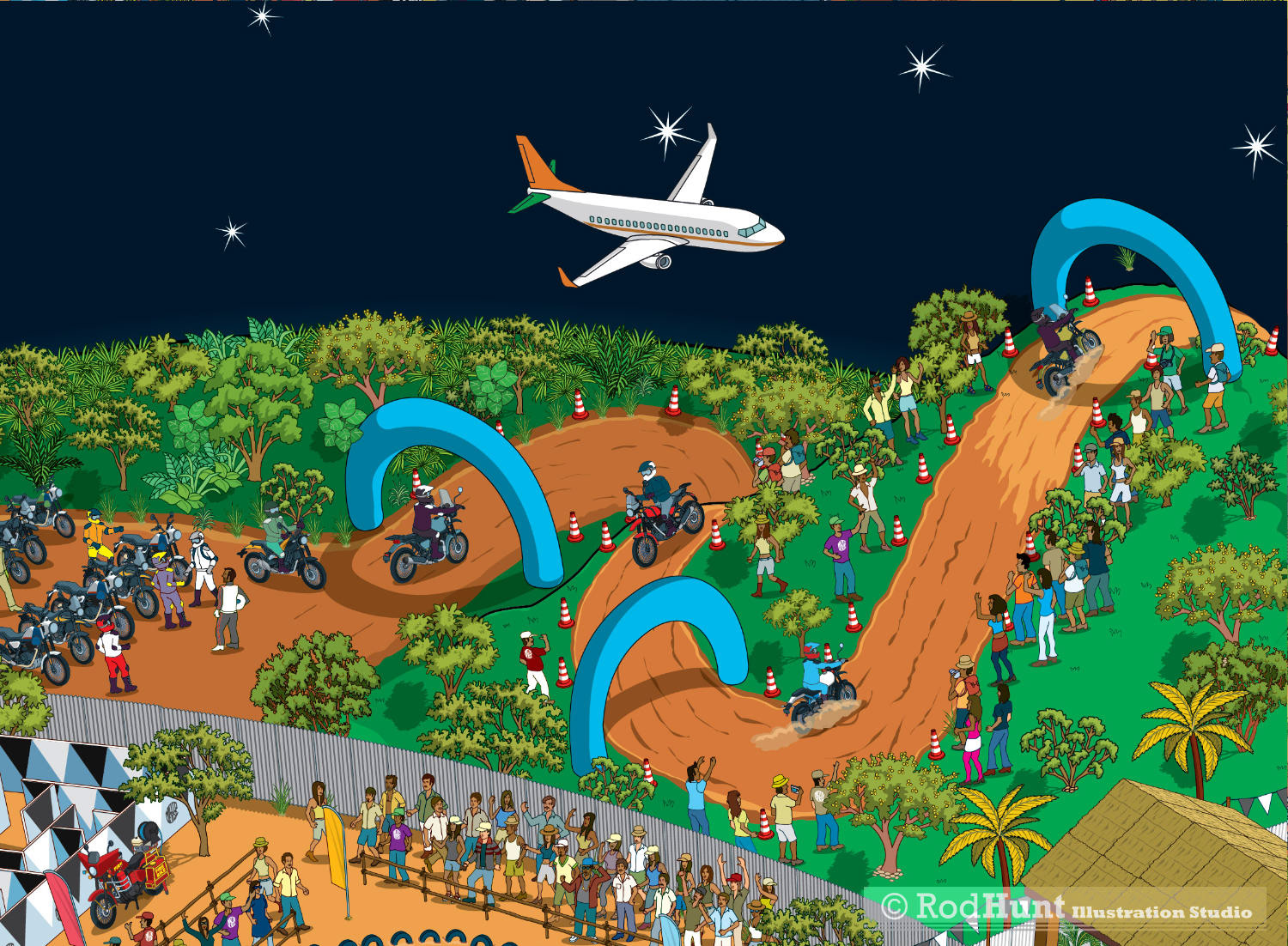 Hill Climb illustration 