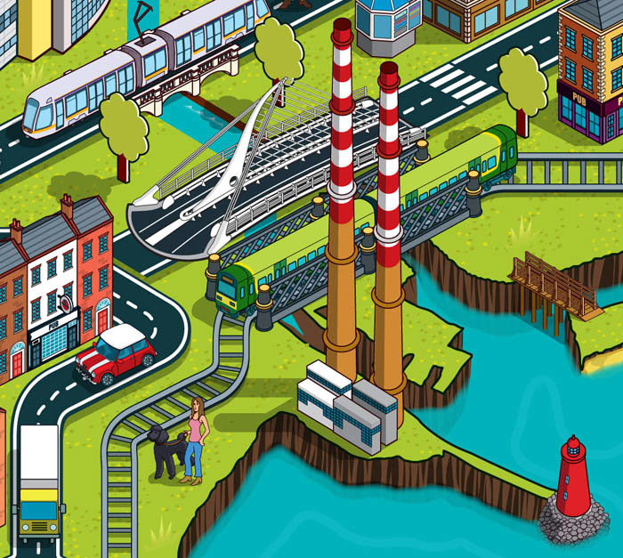 Map Illustrations - Maps and Cartography by Artist Rod Hunt