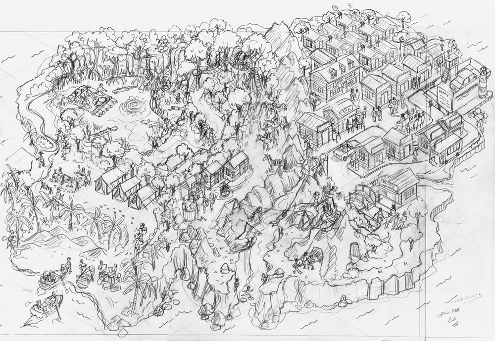 Drawn maps