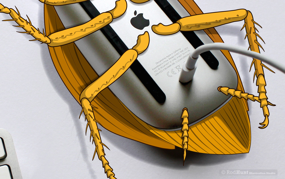 Apple Magic Mouse Illustration detail